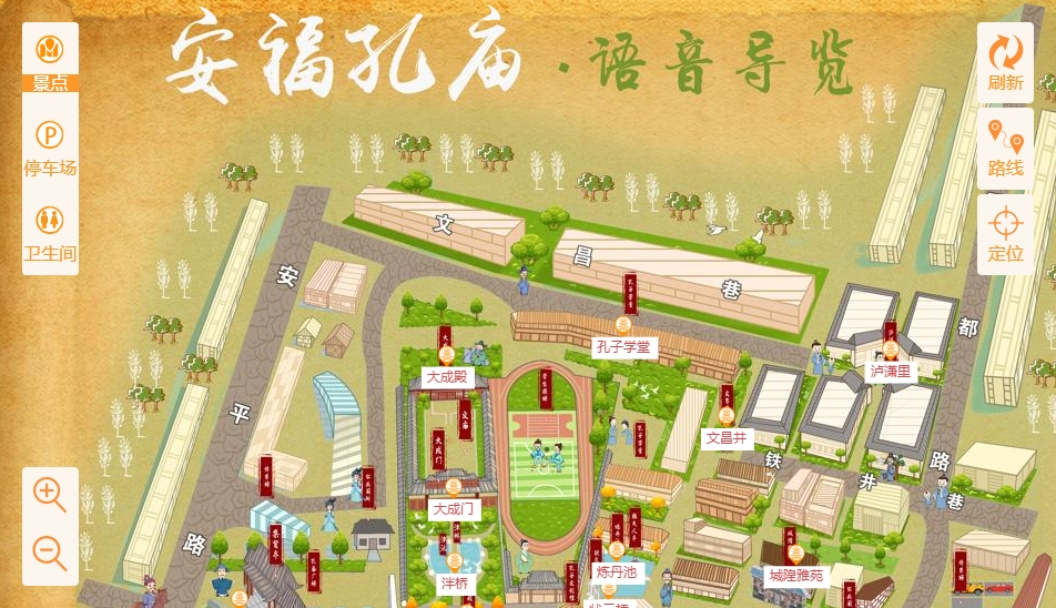 玉环手绘地图：智慧景区智能化服务的延伸